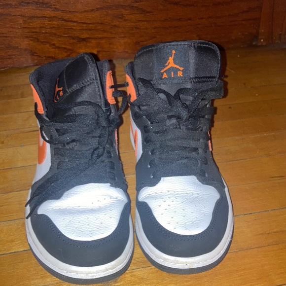 Air Jordan 1s Retro High shattered backboard white black and orange - Picture 2 of 4